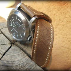 panerai 118 sur bracelet montre cuir canotage modèle horn