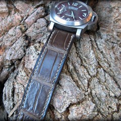 panerai 118 sur bracelet montre alligator canotage modèle vanuatu