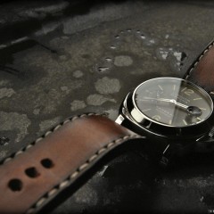 panerai 104 sur bracelet montre cuir canotage modèle orcade