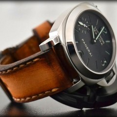 panerai 111 sur bracelet montre cuir canotage modèle soay