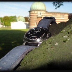 panerai 176 sur bracelet montre cuir canotage modèle kalliste