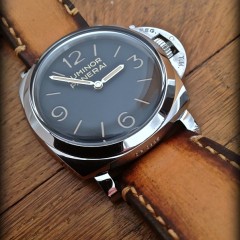 panerai 372 sur bracelet montre cuir canotage modèle ischia