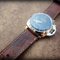 panerai 422 sur bracelet montre cuir ammo