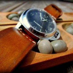 panerai 111 sur bracelet montre cuir canotage modèle soay