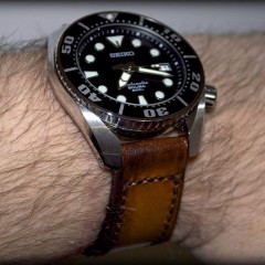 seiko sumo sur bracelet montre cuir canotage modèle soay