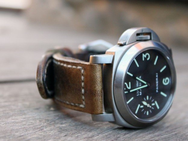 panerai 118 sur bracelet montre cuir ammo