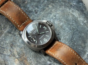 panerai 118 sur bracelet montre cuir ammo