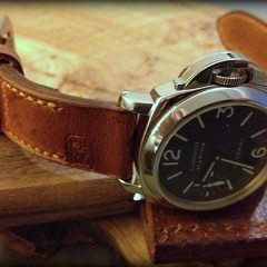 panerai 001 sur bracelet montre cuir ammo