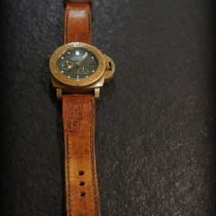 panerai bronzo sur bracelet montre cuir ammo