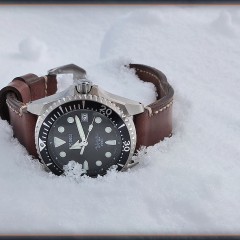 seiko sumo sur bracelet montre cuir ammo