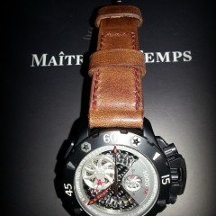 zenith defi xtreme sur bracelet montre cuir ammo