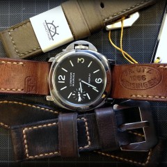 panerai 001 sur bracelet montre cuir ammo