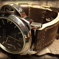 panerai 001 sur bracelet montre cuir canotage modele key largo