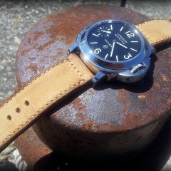 panerai sur bracelet montre cuir canotage modele kalliste