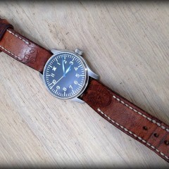 stowa flieger ammo sur bracelet montre cuir ammo