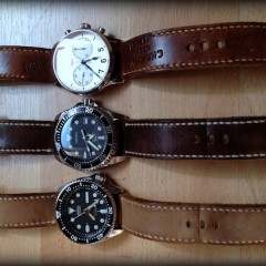 bracelets canotage sur seiko et stowa