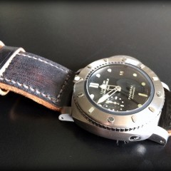 panerai 364 sur bracelet montre ammo noir