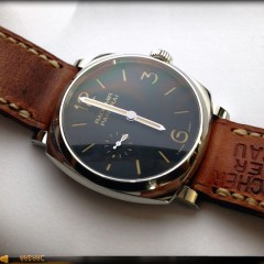 panerai radiomir sur bracelet montre cuir ammo