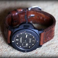 Panerai 508 sur bracelet montre ammo Canotage