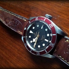 tudor Black Bay sur bracelet montre ammo