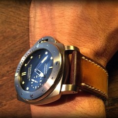 panerai submersible sur bracelet montre orcade