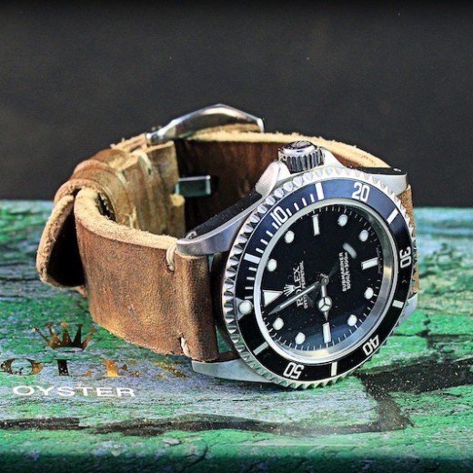 rolex submariner sur strap ammo canotage