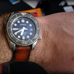 seiko marine master sur bracelet montre patiné