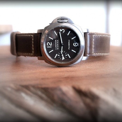 panerai 118 sur strap cordovan hornby