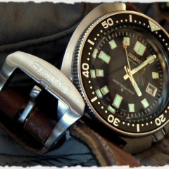 seiko 6105 sur bracelet montre ammo