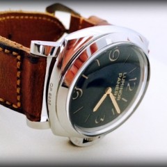 panerai 372 sur bracelet montre ammo vieilli