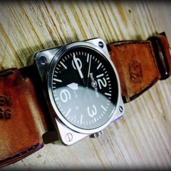 bell & ross sur strap ammo canotage