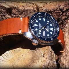 seiko turtle sur strap ammo canotage