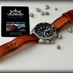 seiko turtle sur bracelet montre old ragged key