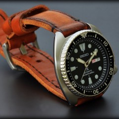 seiko turtle sur bracelet montre old ragged key