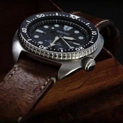 seiko turtle sur strap ammo canotage