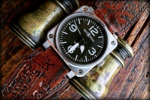 bell & ross sur strap ammo canotage