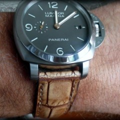 panerai sur strap vanuatu miel vintage canotage