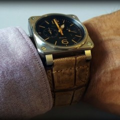 bell & ross sur bracelet vanuatu miel vintage