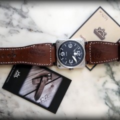 bell & ross sur strap ammo canotage