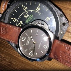 panerai sur strap ammo canotage