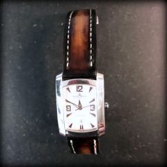 baume et mercier sur bracelet montre patiné soay