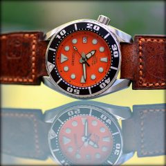 seiko sumo orange sur strap ammo