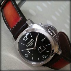 panerai gmt sur bracelet patiné